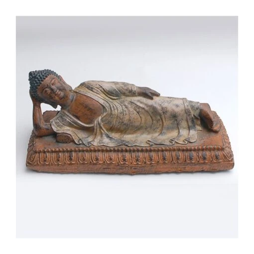 Poli Buddha Tumbado Con Peana -Plants Ventas figura poli buda tumbado con peana